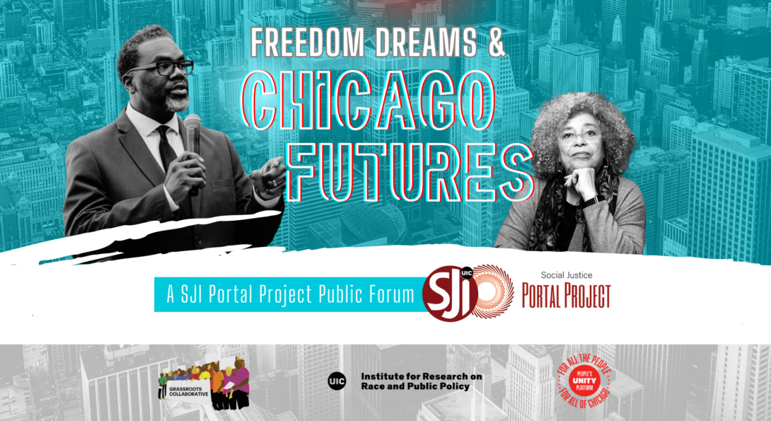 Chicago Mayor Brandon Johnson aand Dr. Angela Davis Freedom Dreams & Chicago Futures